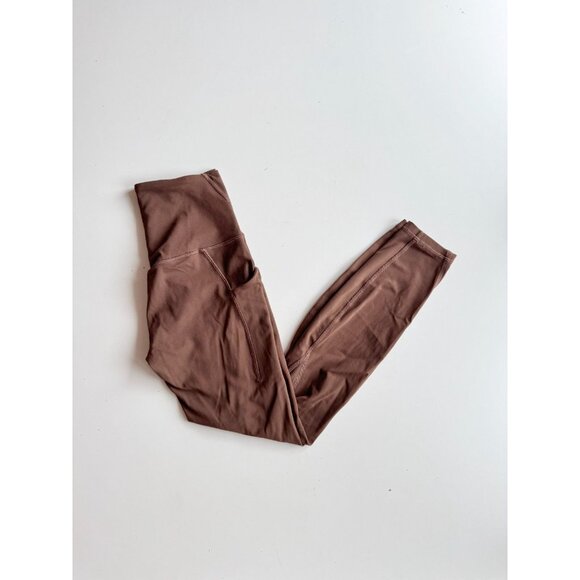 LULULEMON Align Pockets 25" Java Brown High Rise Cropped Leggings, Size 4 - Picture 5 of 14